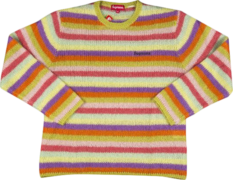 Supreme Striped Mohair Sweater 'Multi'
