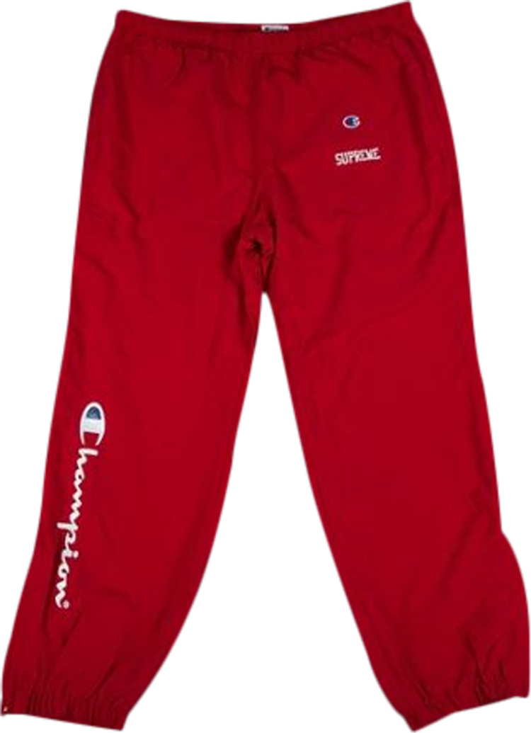 Buy Supreme x Champion Track Pant 'Red' - SS18P6 RED | GOAT
