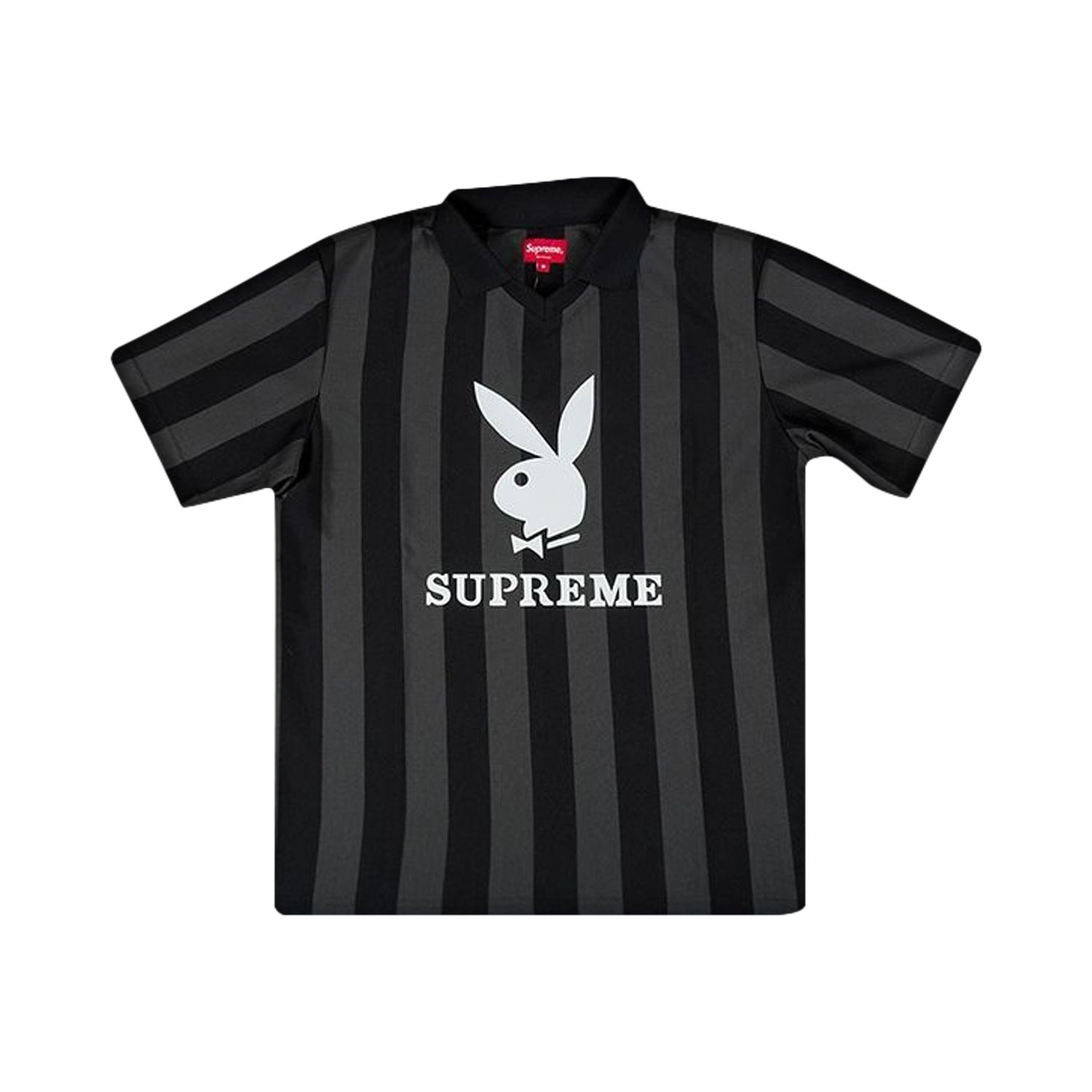 Pre-owned Supreme X Playboy Soccer Jersey 'black' | Men's Size L