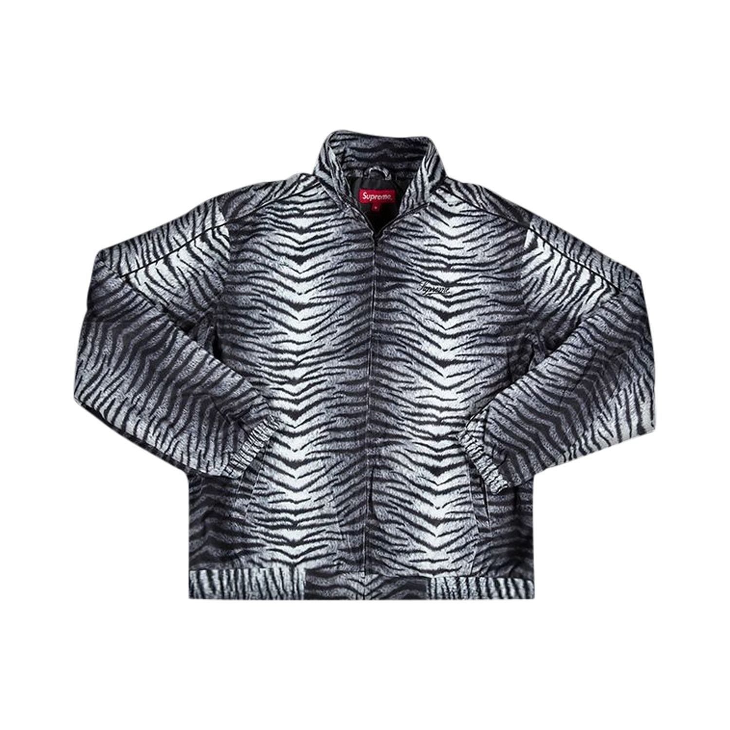 Pre-owned Supreme Tiger Stripe Track Jacket 'white' | Men's Size M