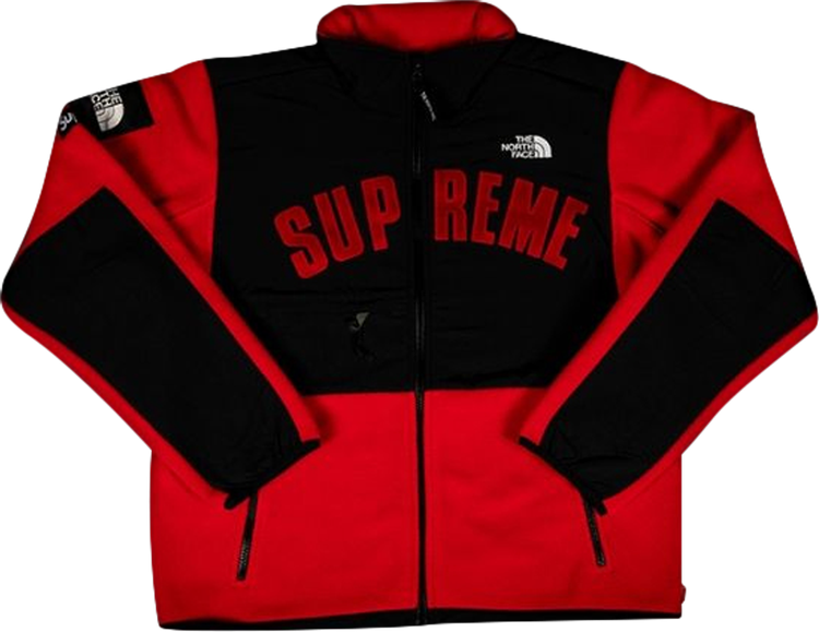 Supreme x The North Face Arc Logo Denali Fleece Jacket 'Red'