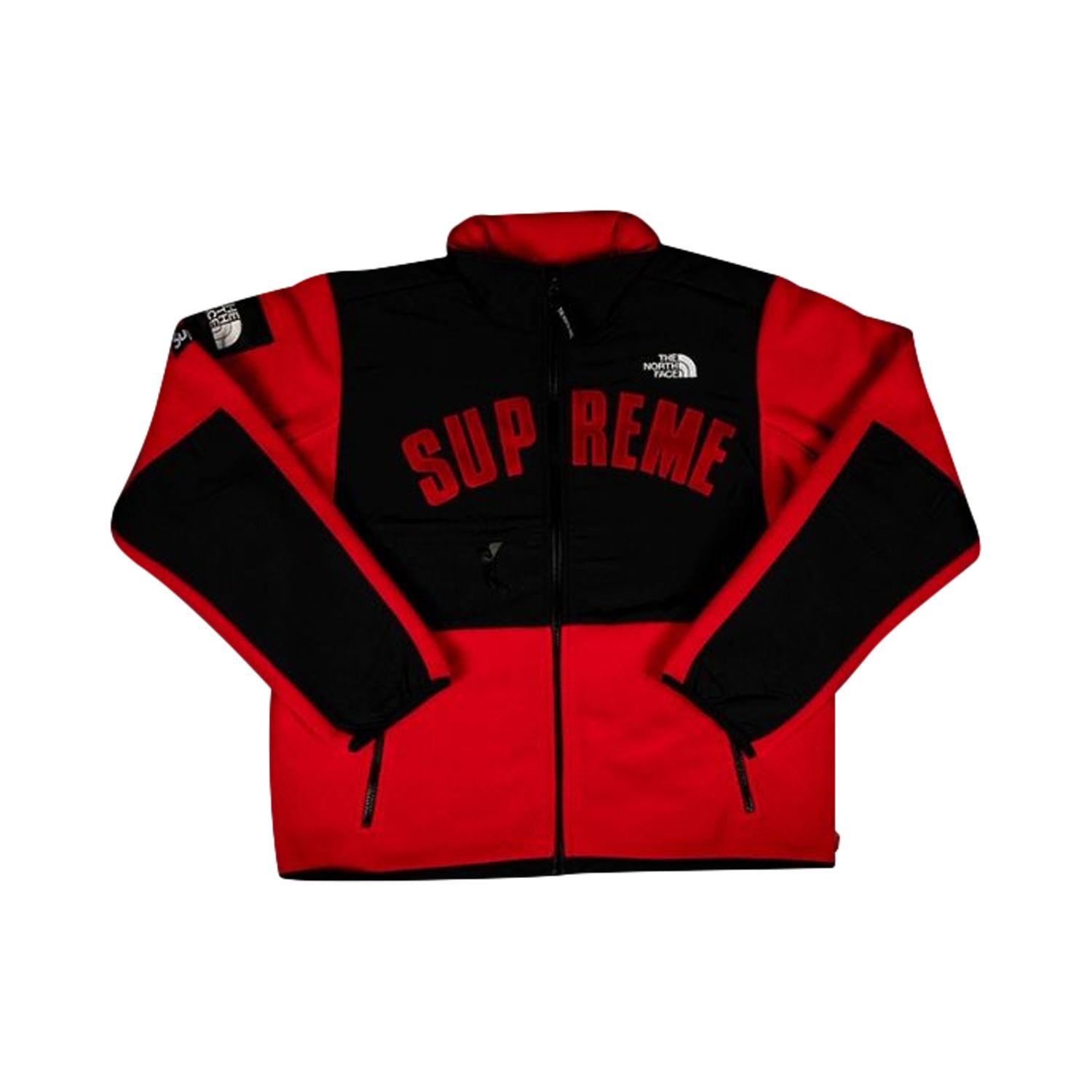 Supreme x The North Face Arc Logo Denali Fleece Jacket 'Red' | Men's Size L