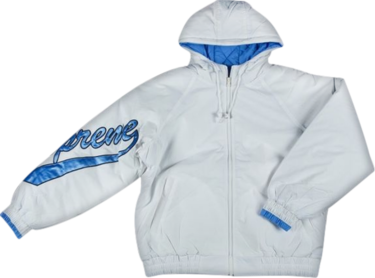 Buy Supreme Sleeve Script Sideline Jacket 'White' - SS18J24 WHITE