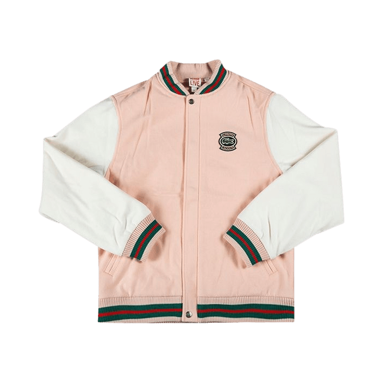 Supreme x lacoste wool varsity jacket discount
