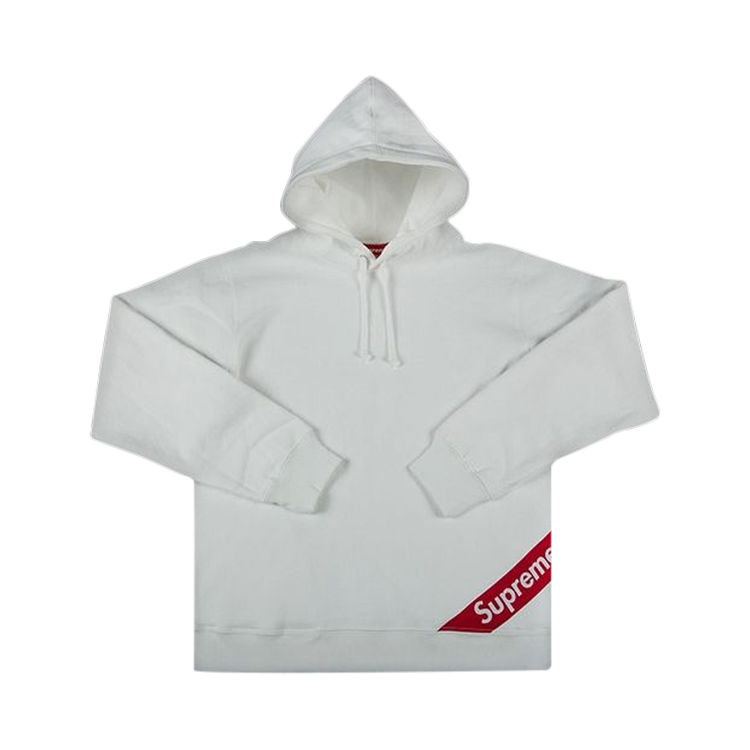【Coral M 】Corner Label Hooded Sweatshirt