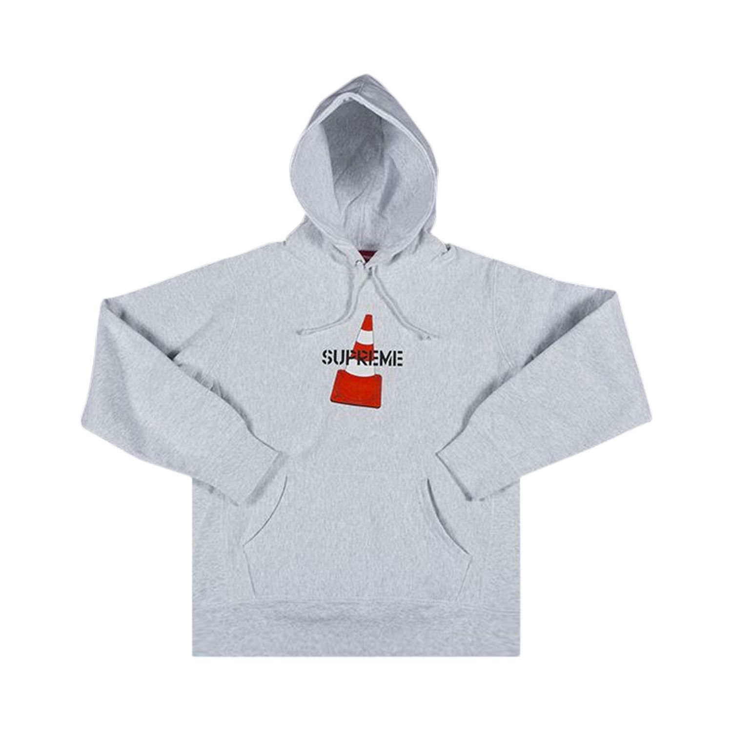 Supreme Cone Hooded Sweatshirt 'Ash Grey' | Men's Size S
