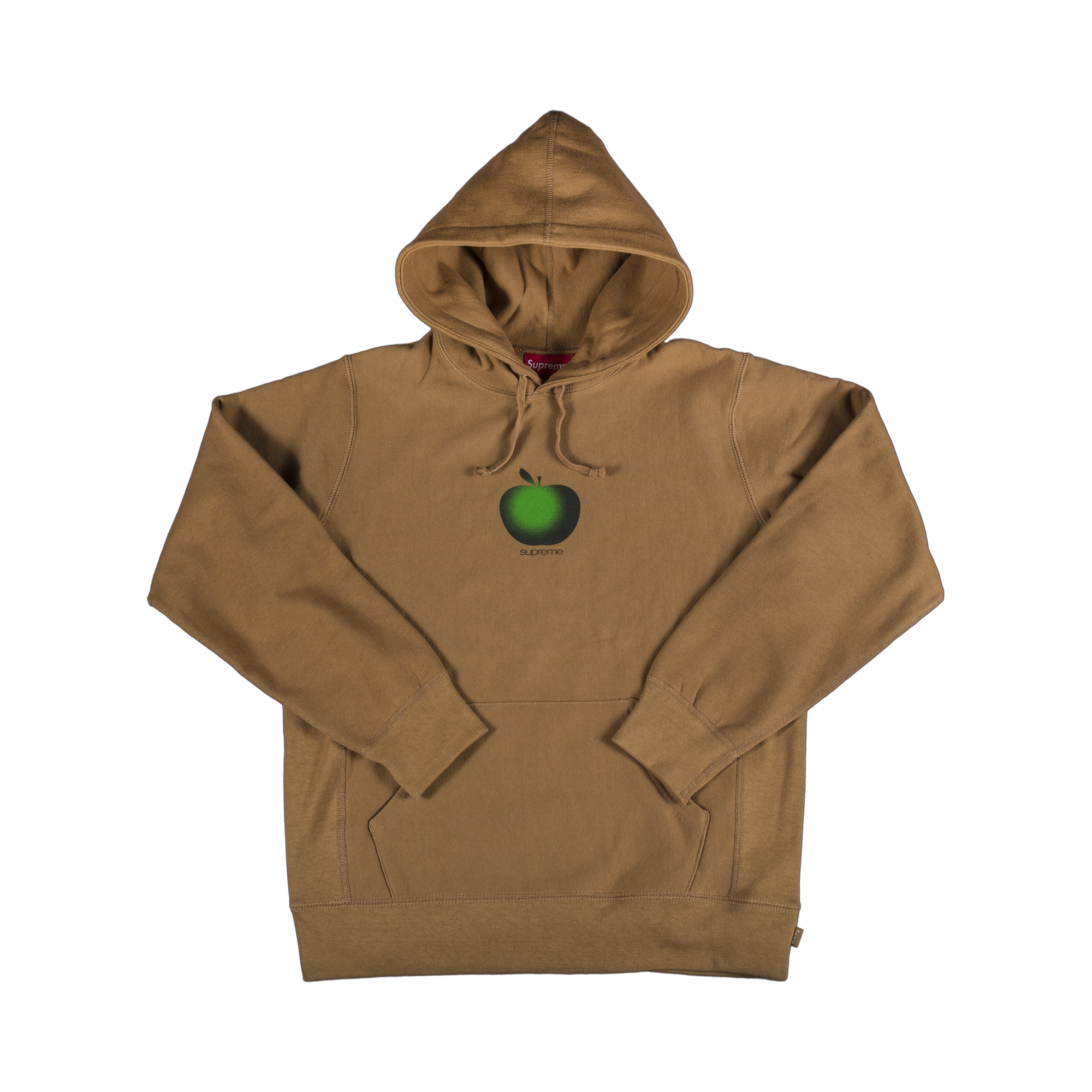 Pre-owned Supreme Apple Hooded Sweatshirt 'brown'
