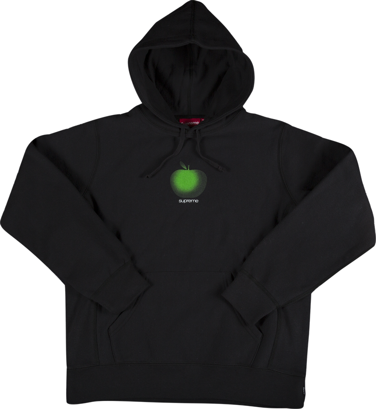 Supreme Apple Hooded Sweatshirt 'Black'
