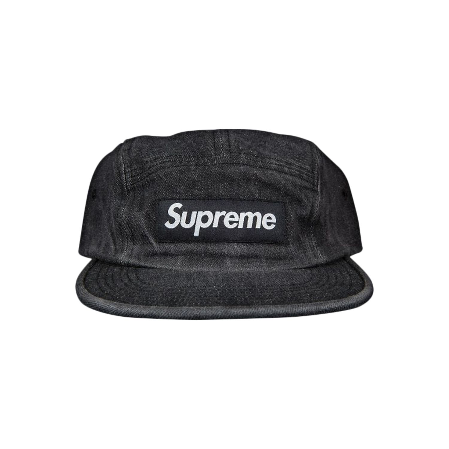 Pre-owned Supreme Denim Camp Cap 'black' | Men's Size Onesize