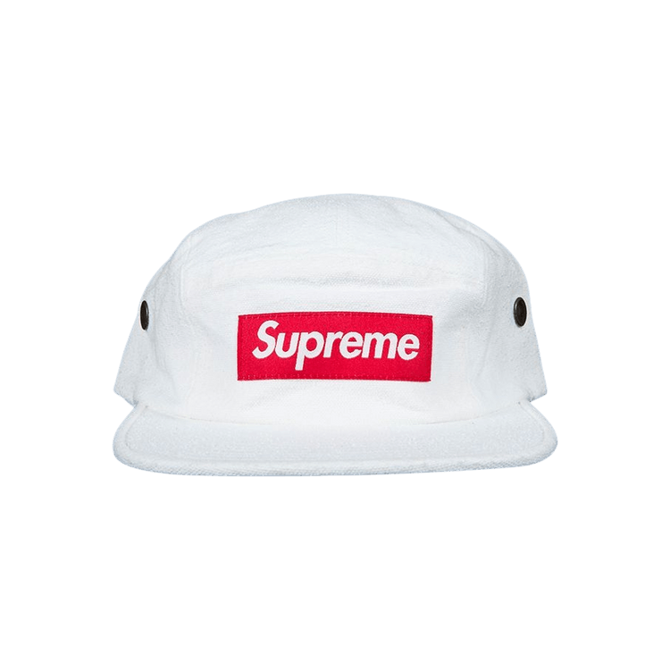 Buy Supreme Napped Canvas Camp Cap 'White' - FW18H15 WHITE | GOAT