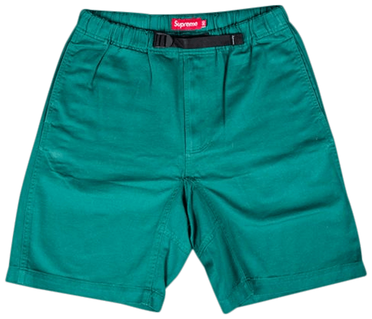 Supreme Belted Shorts Green