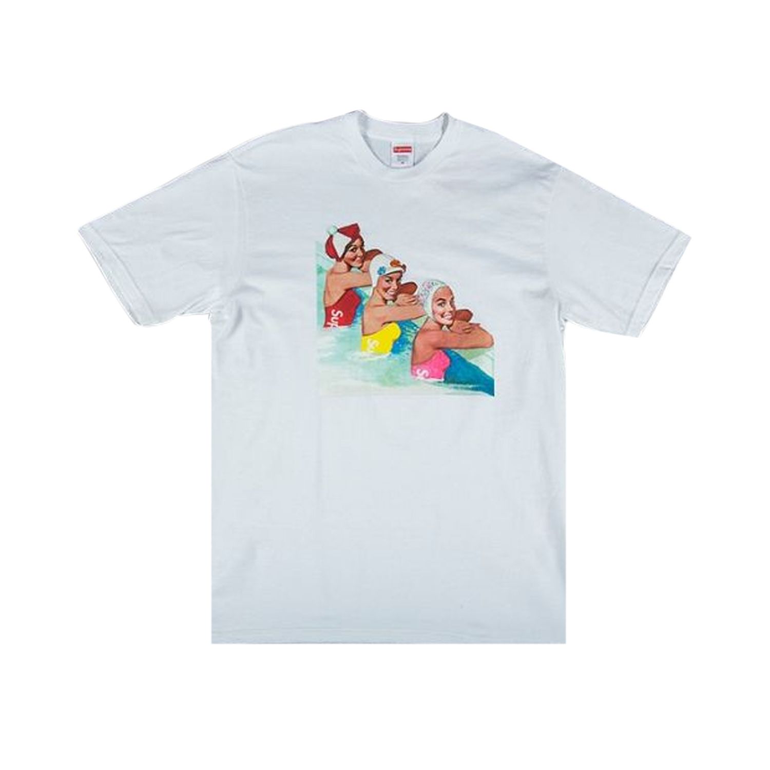Supreme Swimmers T-Shirt 'White' | Men's Size M