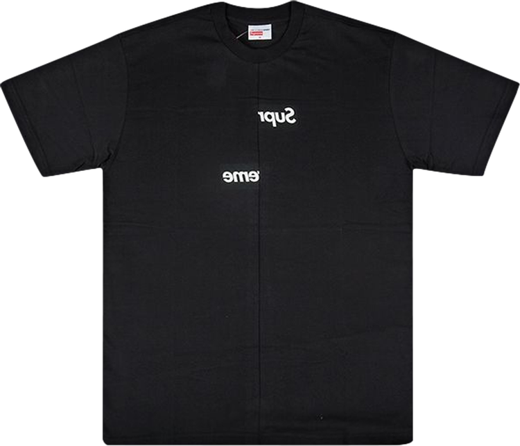 Supreme x Comme des Gar&ccedil;ons Shirt Split Box Logo T-Shirt &#039;Black&#039;