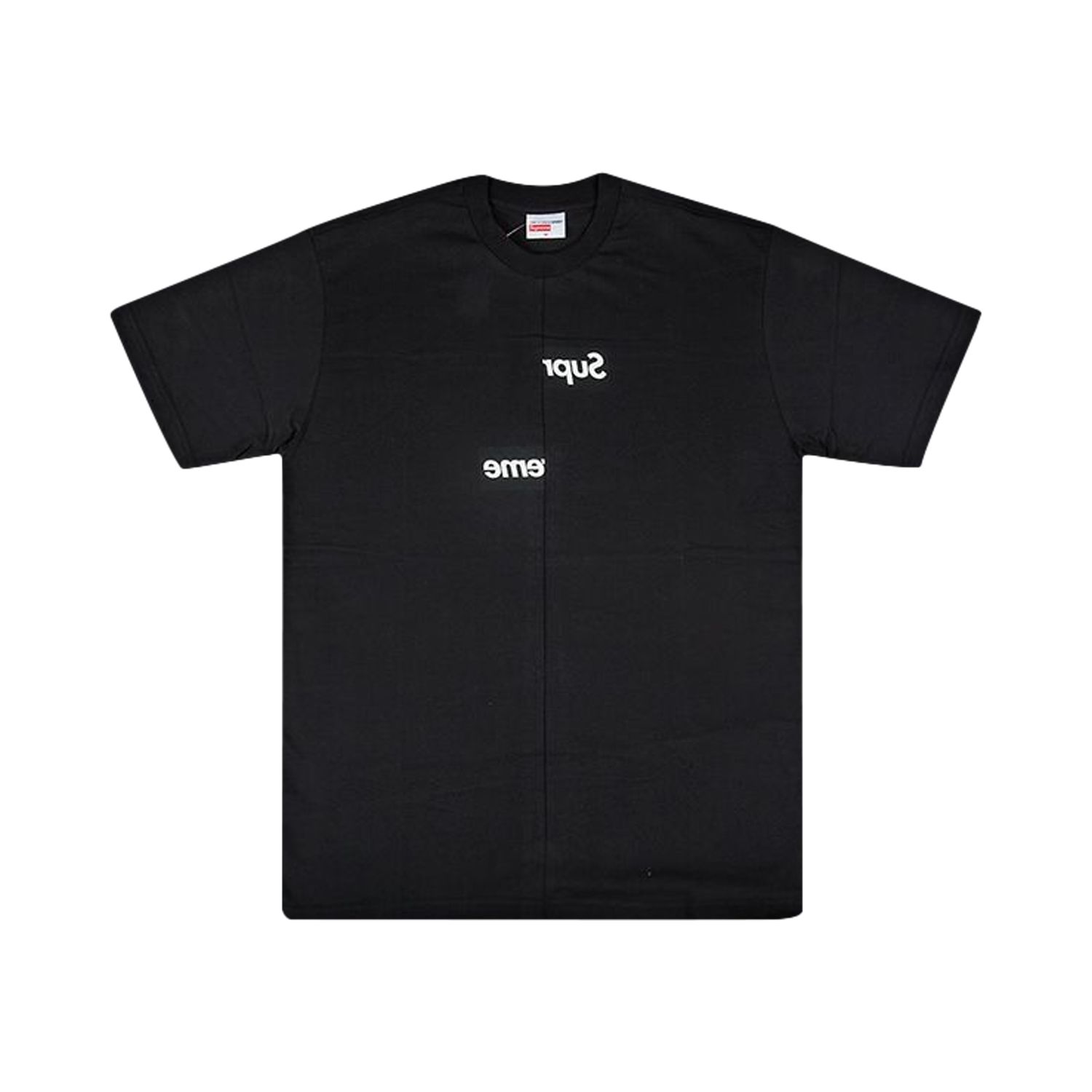 Supreme x Comme des Garçons Shirt Split Box Logo T-Shirt 'Black' | Men's Size M