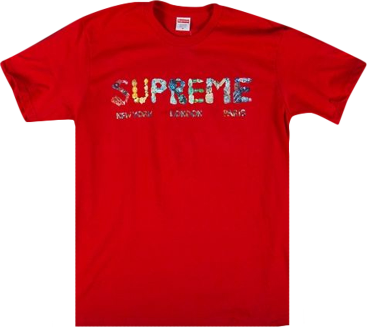 Supreme Crystals T-Shirt 'Red' | Men's Size L