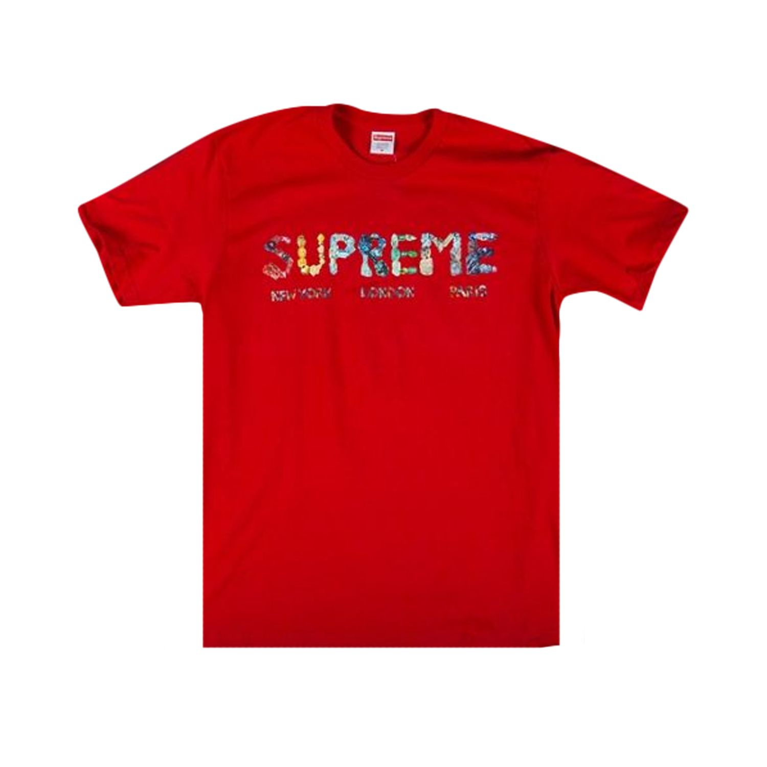 Supreme Crystals T-Shirt 'Red' | Men's Size L
