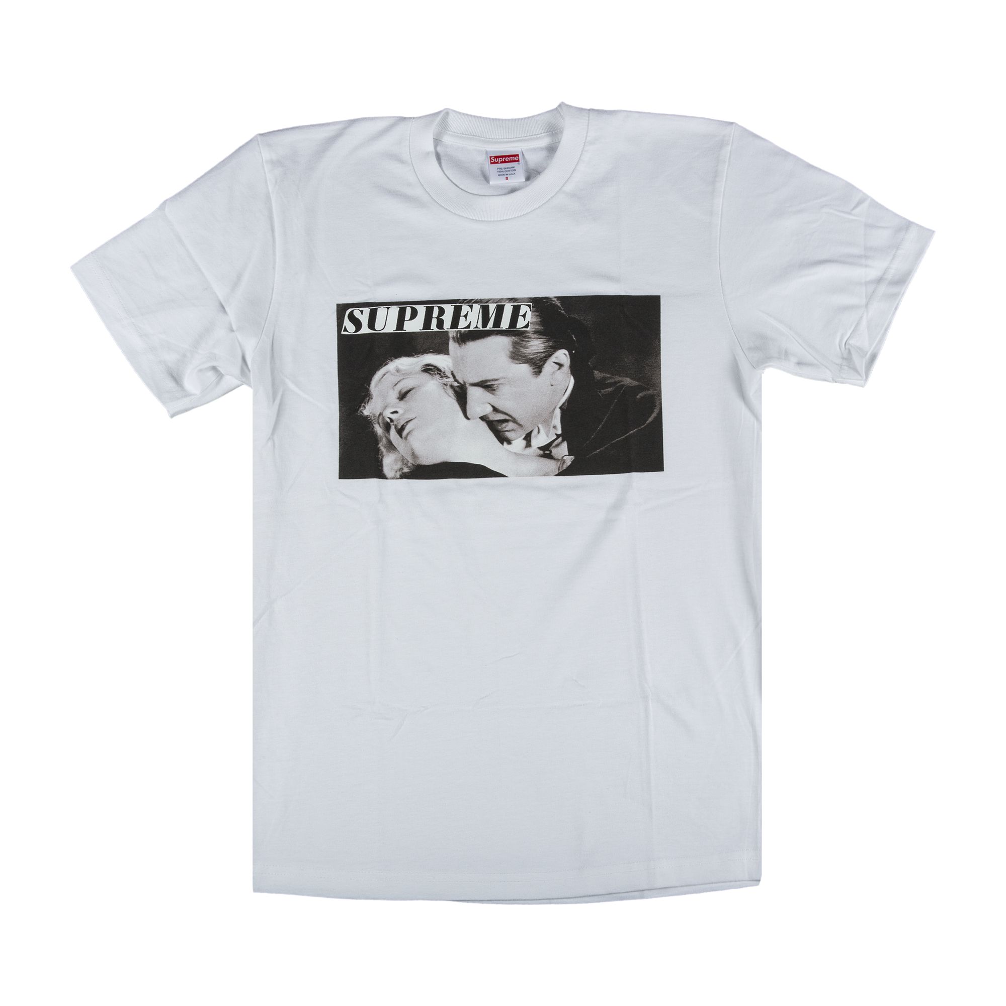 Supreme Bela Lugosi T-Shirt 'White' | Men's Size L