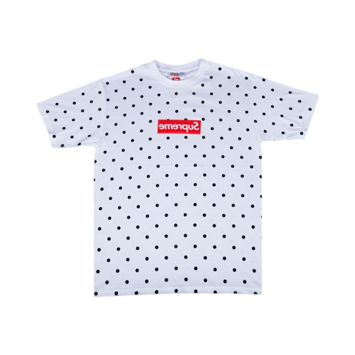 Pre-owned Supreme X Comme Des Garçons Shirt Box Logo T-shirt 'white' | Men's Size S