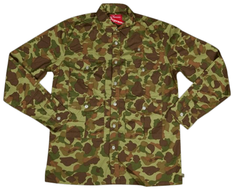 Supreme Safari Shirt Camo