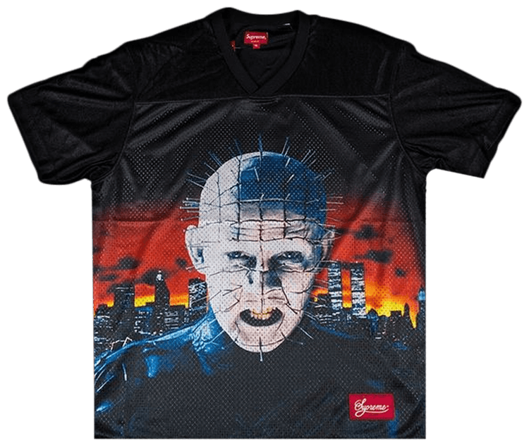 定価 supreme hellraiser football jersey