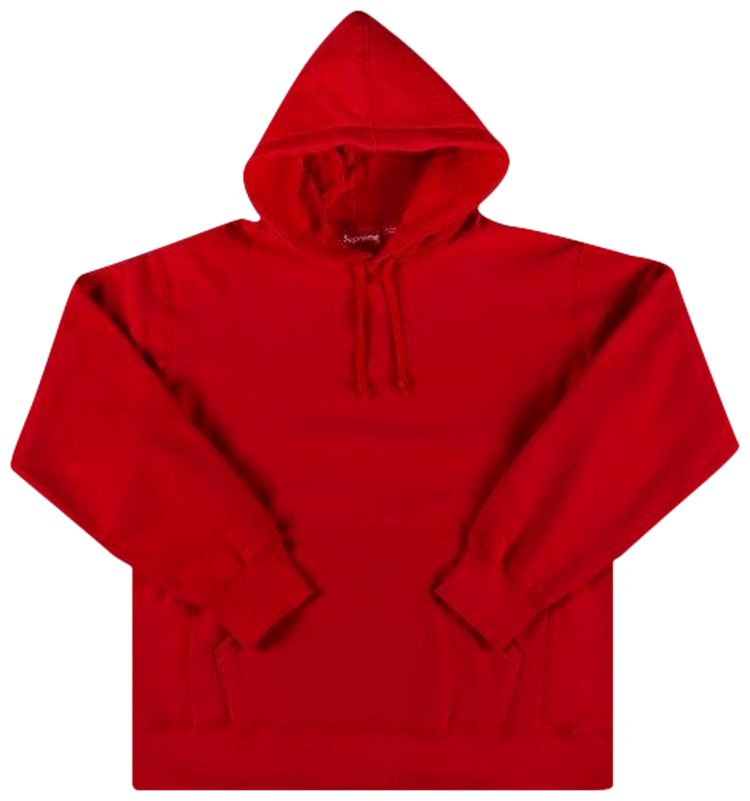 Supreme studded hooded sweatshirt red discount