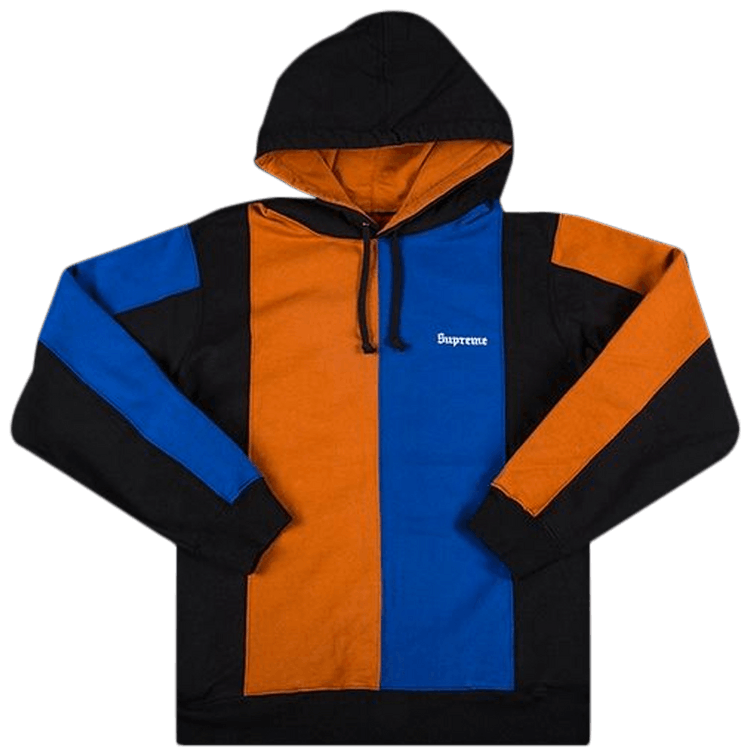 Supreme tricolor hooded sweatshirt ash grey clearance