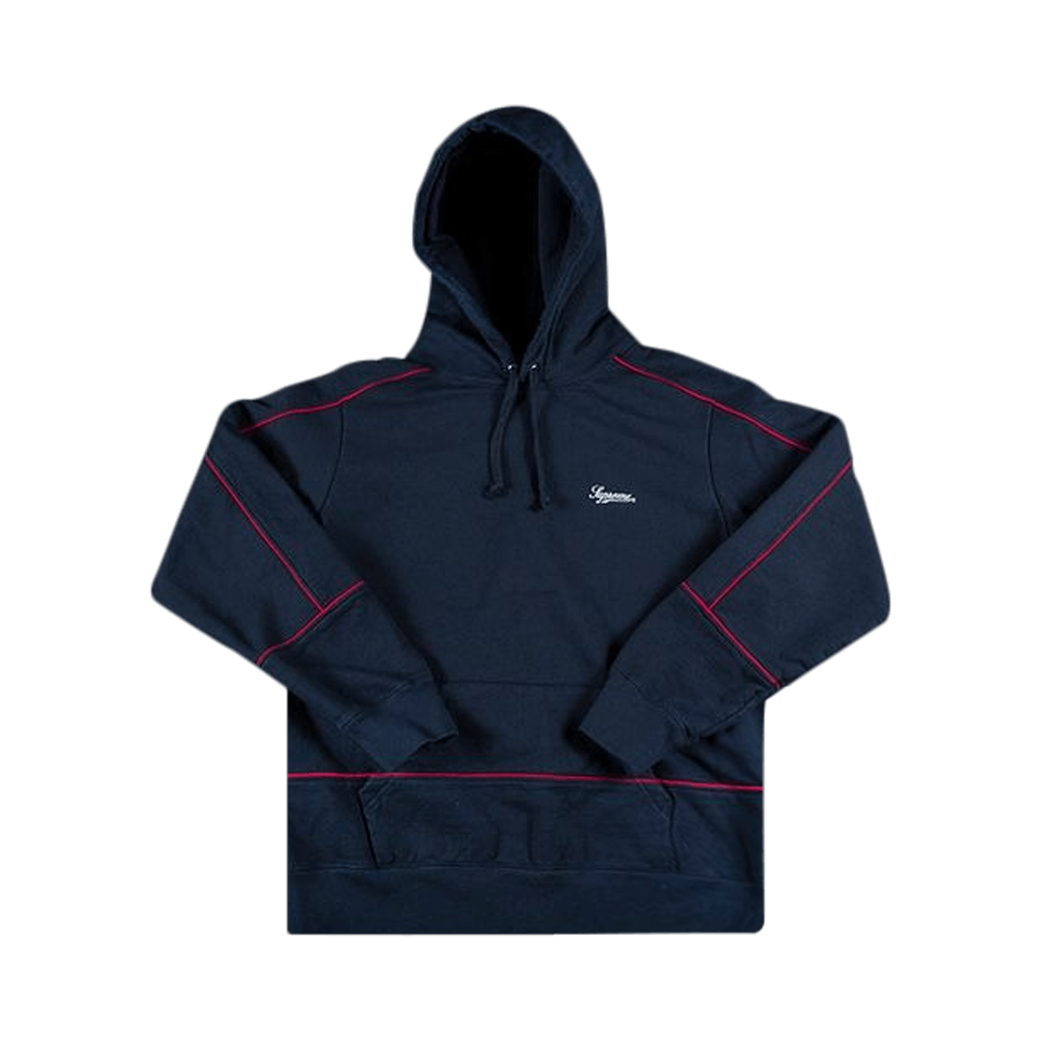 Supreme Logo Piping Hooded Track Jacket