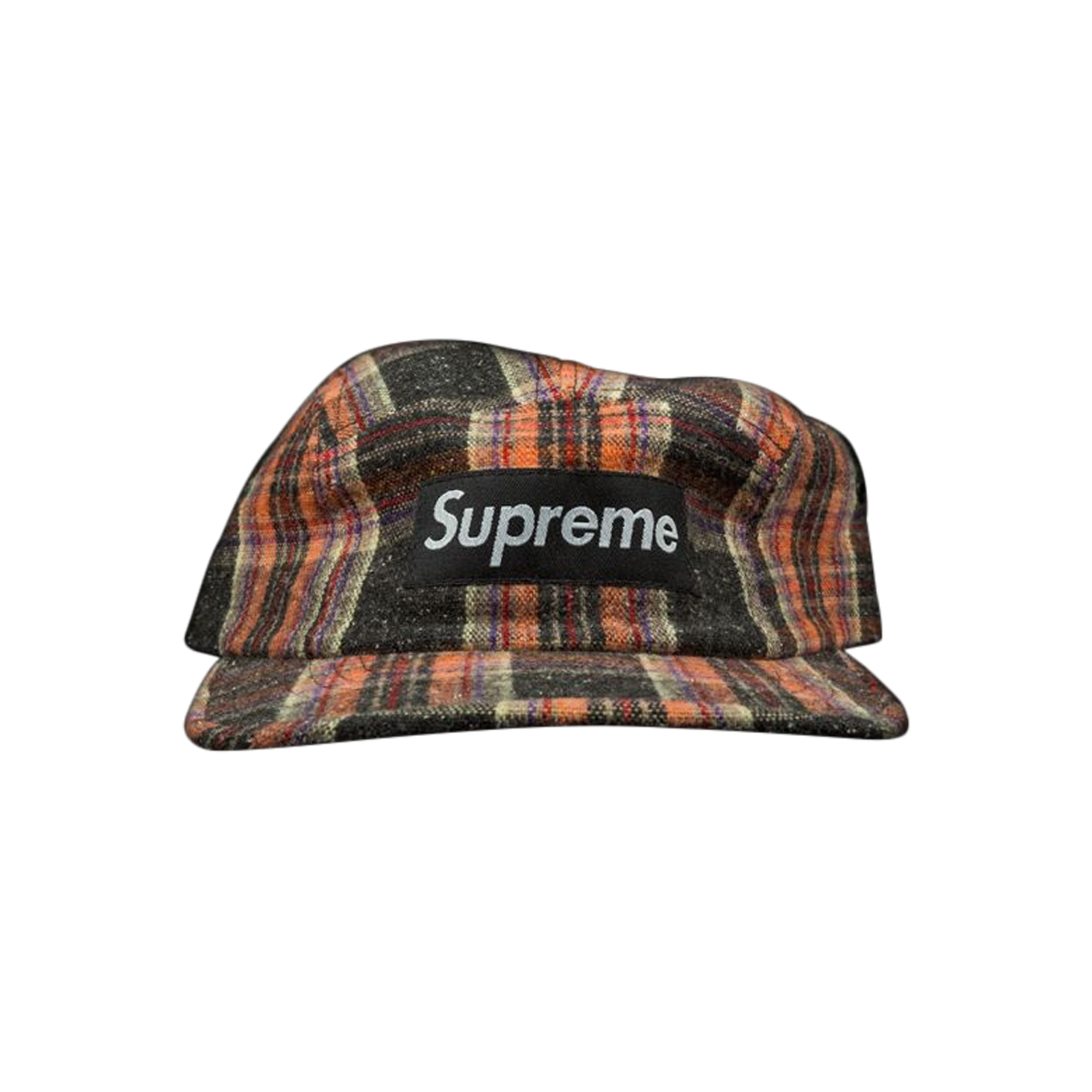 直売卸値【人気】Supreme Wool Checkered Camp Cap 美品 帽子