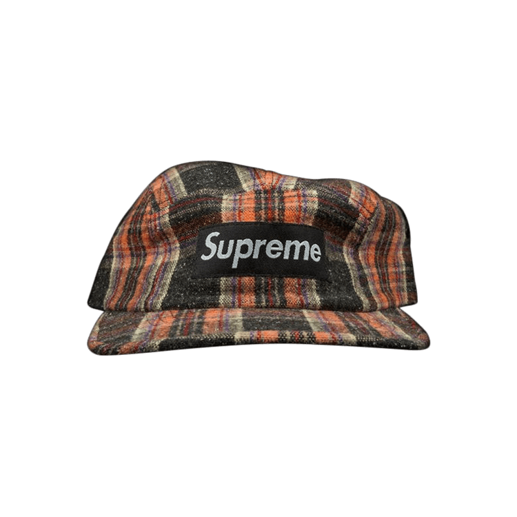 Buy Supreme Wool Plaid Camp Cap 'Black' - 0052 100701WPCC