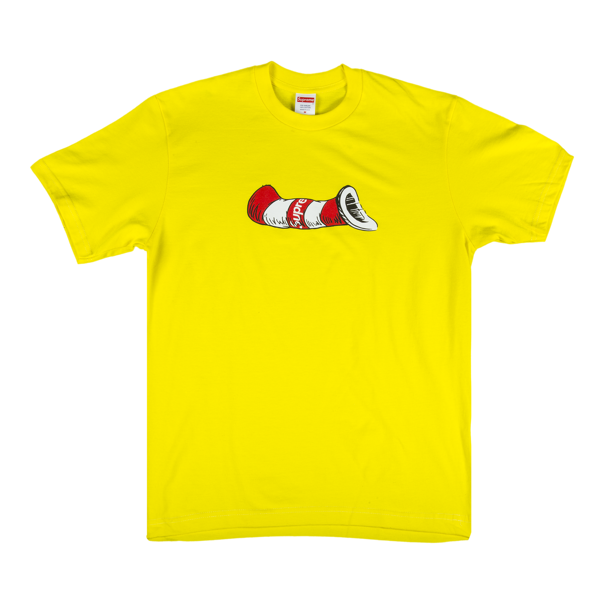 Supreme Cat In The Hat T-Shirt 'Yellow'