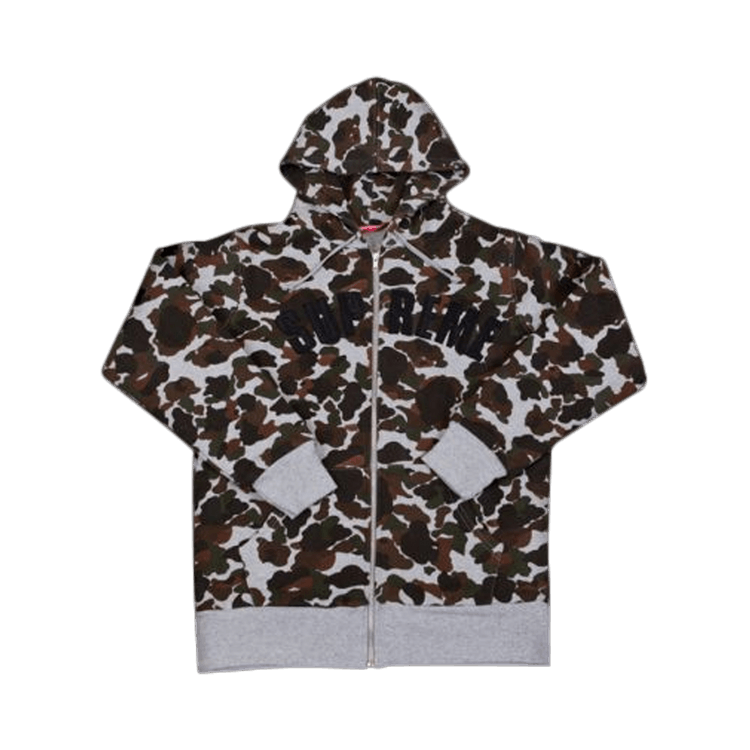 Buy Supreme Arc Logo Thermal Zip Up Camo FW12SW7 CAMO GOAT CA