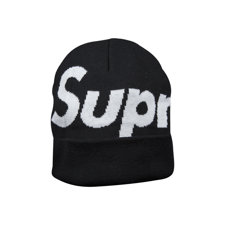 Supreme Big Logo Beanie Black FW23 NYC | eBay