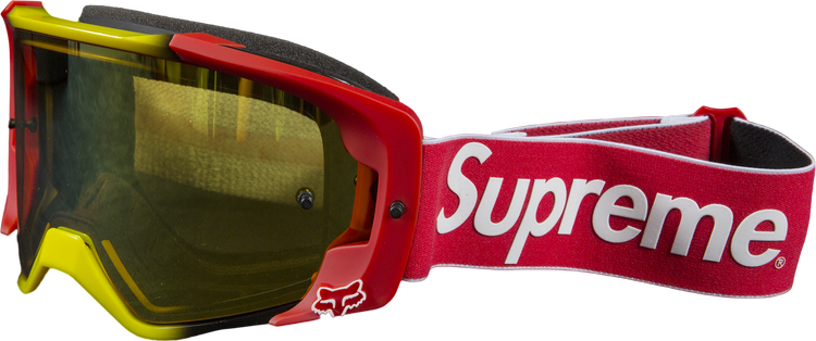 Supreme FOX RACING VUE goggles redファッション小物