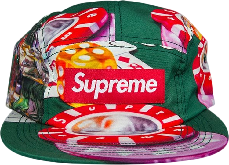 Supreme Velveteen Camp Cap Green One Size F/W 13