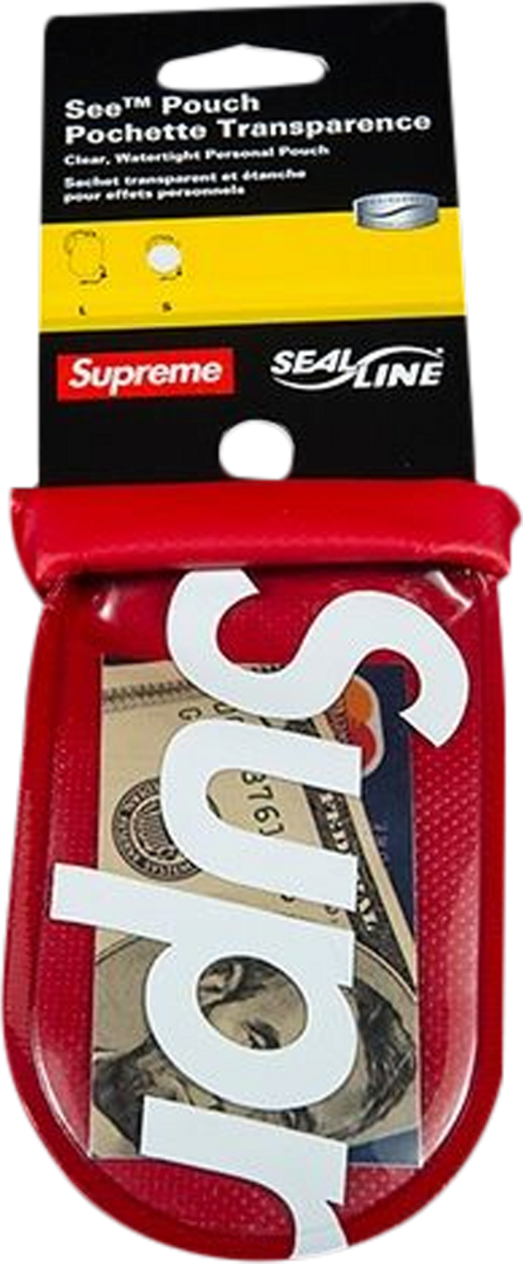 Supreme Sealline See Pouch Small 'Red'