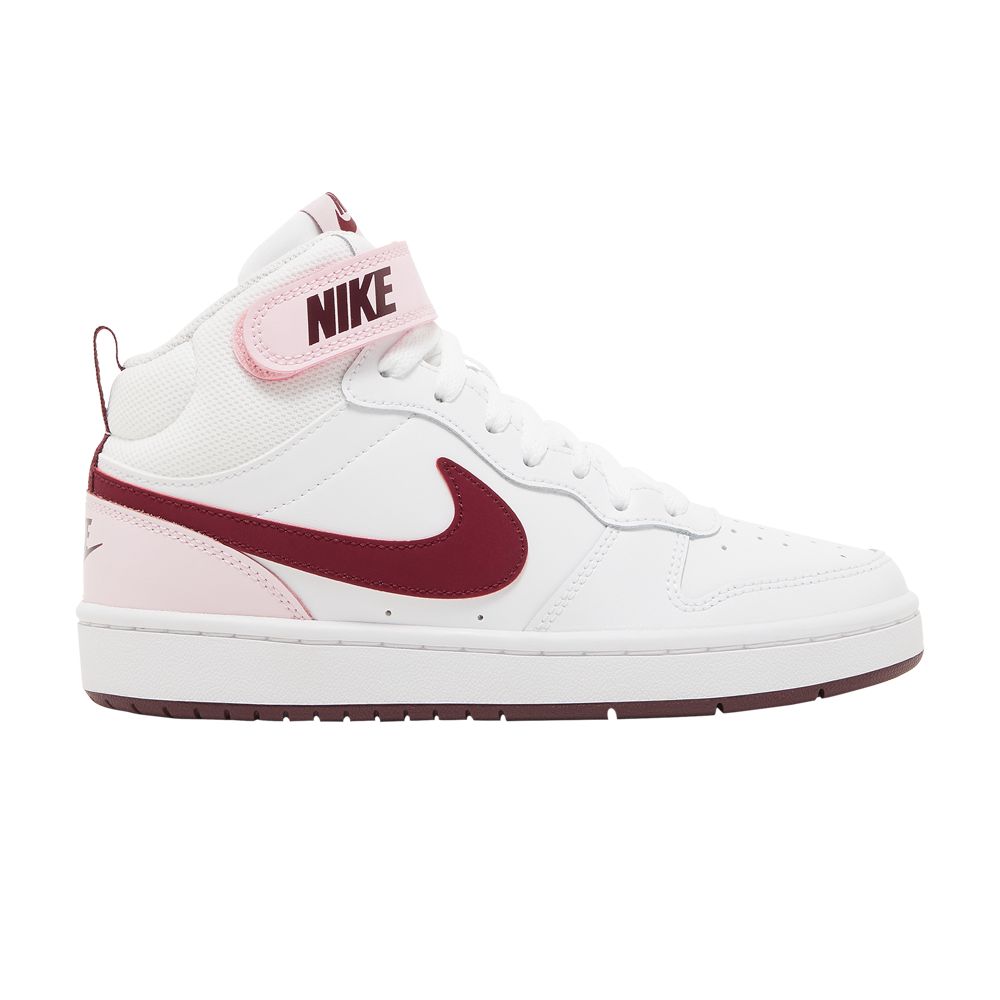 Pre-owned Nike Court Borough Mid 2 Gs 'pink Foam' | White | Kid's Size 5.5