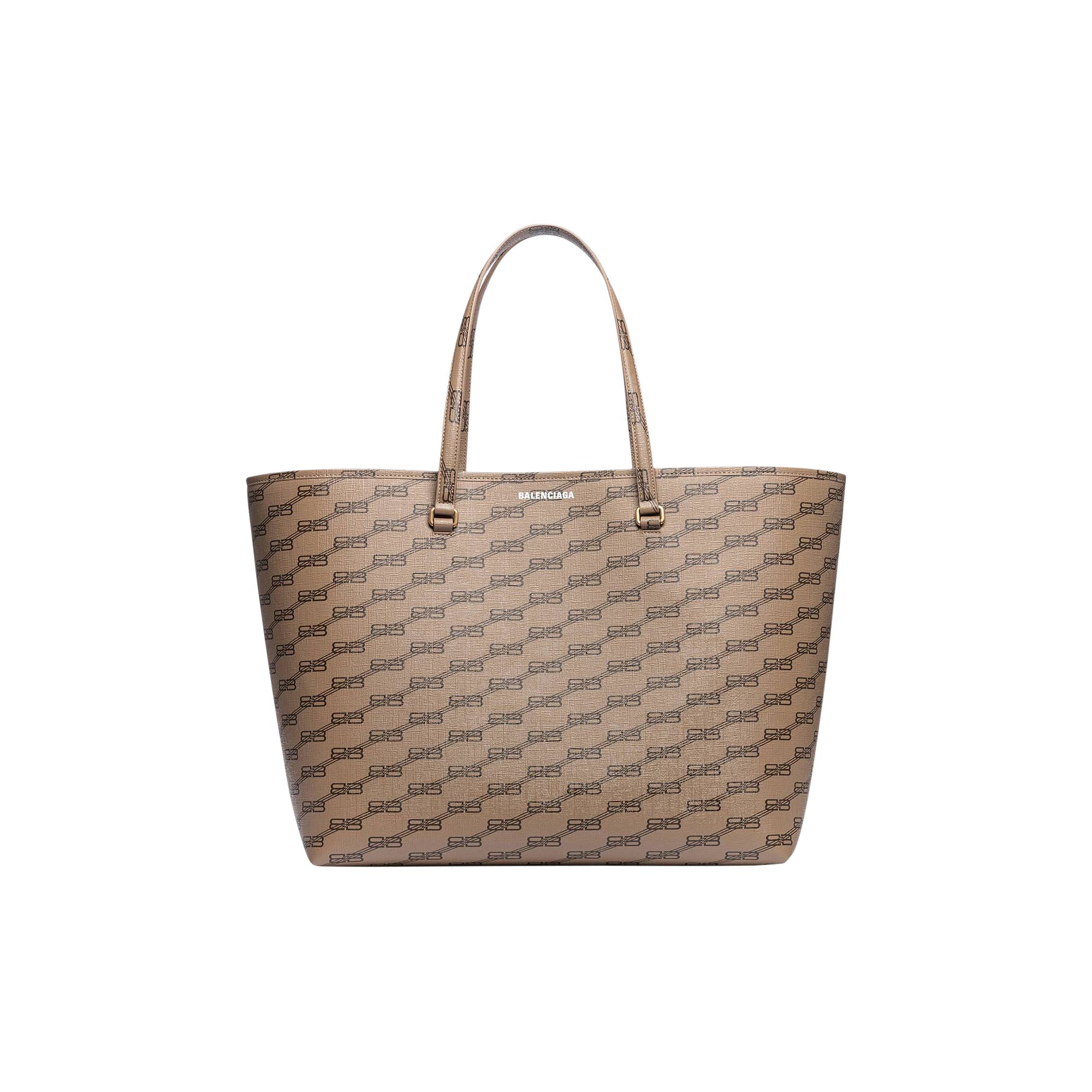 Pre-owned Balenciaga Signature Large East-west Shopper Bag 'beige/brown' | Cream | Women's Size Onesize