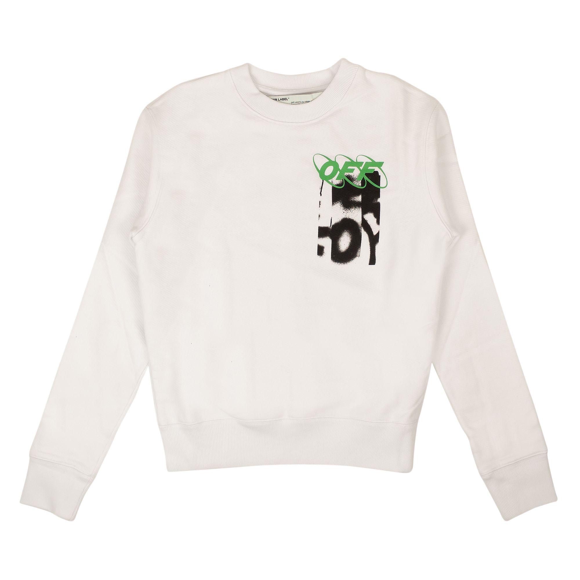 Off-White Graphic Print Sweater 'White' | Men's Size M