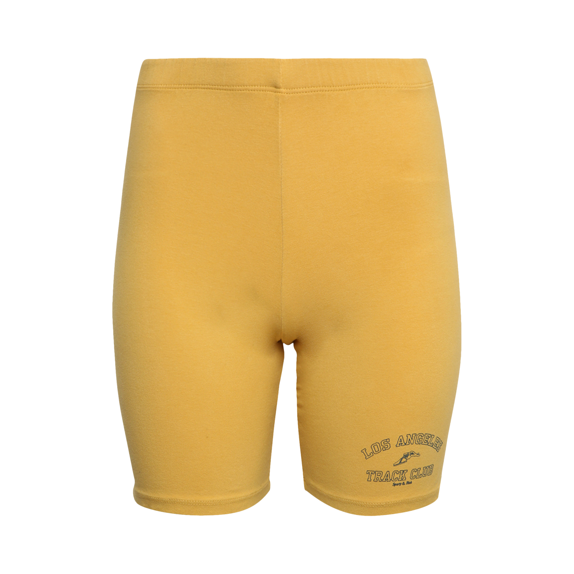 Pre-owned Sporty And Rich Sporty & Rich Track Club Biker Short 'gold'