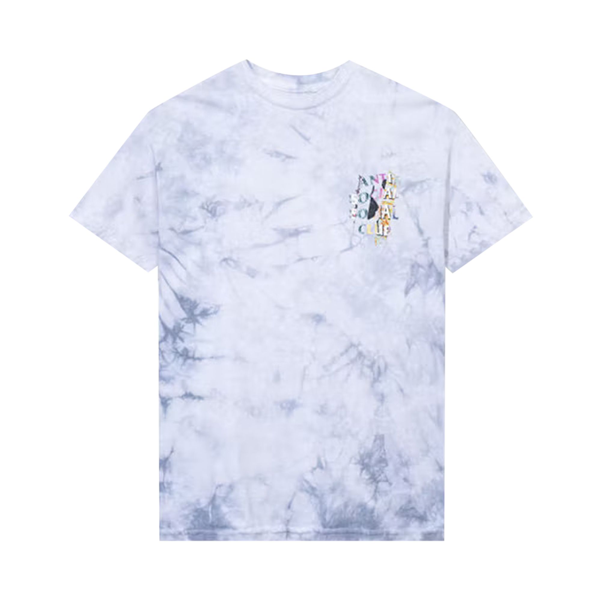 Anti Social Social Club Dissociative T-Shirt 'Grey Tie Dye' | Men's Size S