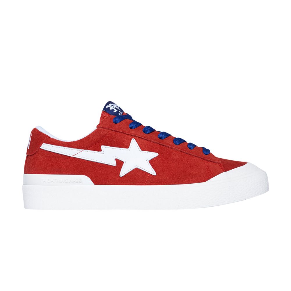 Pre-owned Bape Wmns Mad Sta #1 L 'red'