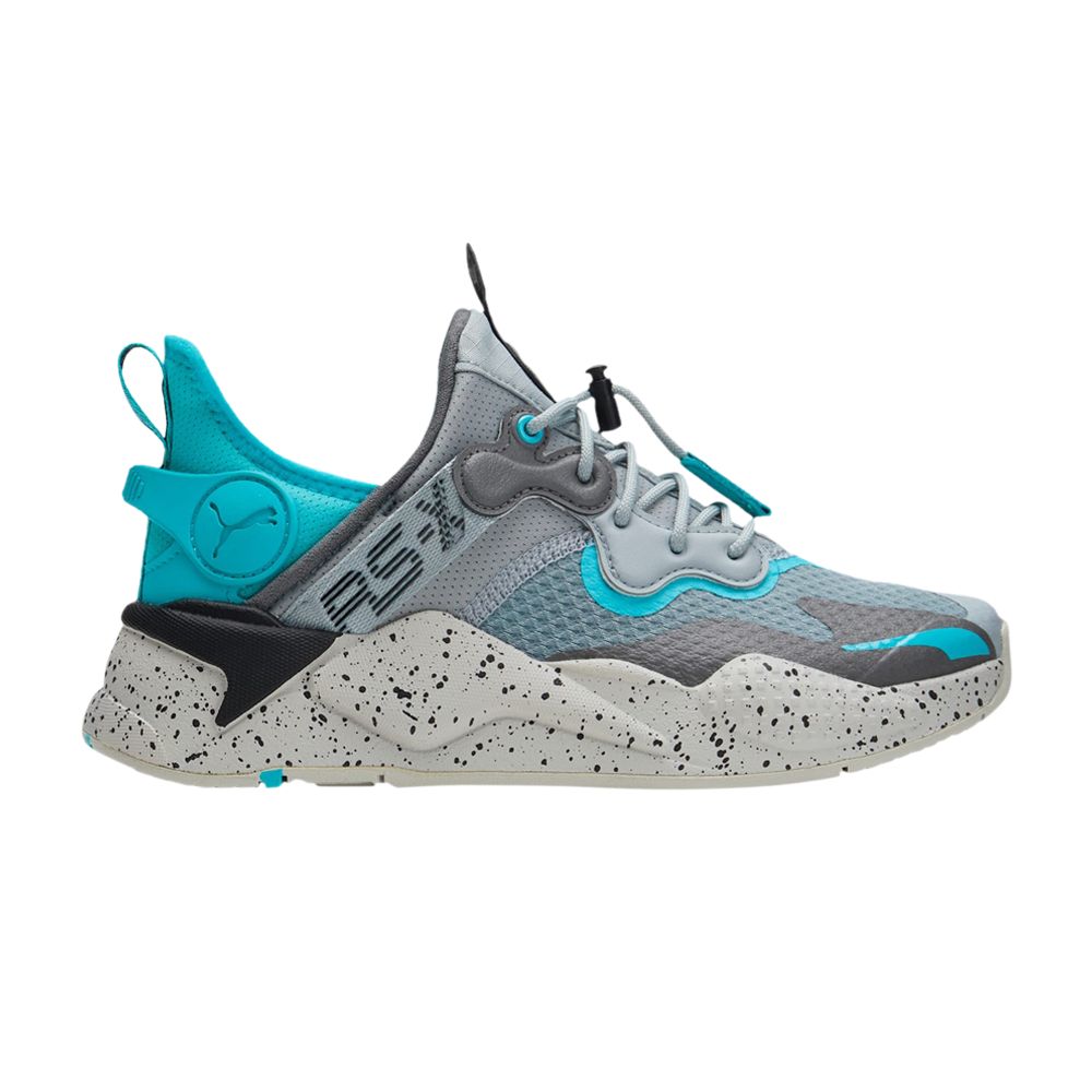 Puma RS-X T3CH TR3K Big Kid 'Quarry Scuba Blue Speckled' | Grey | Kid's Size 5.5 - 381711-01