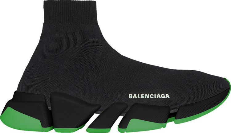 afslappet kløft Tilbageholdenhed Buy Balenciaga Speed 2.0 Sneaker 'Clear Sole - Black Neon Green' - 654020  W2DI8 1038 - Black | GOAT