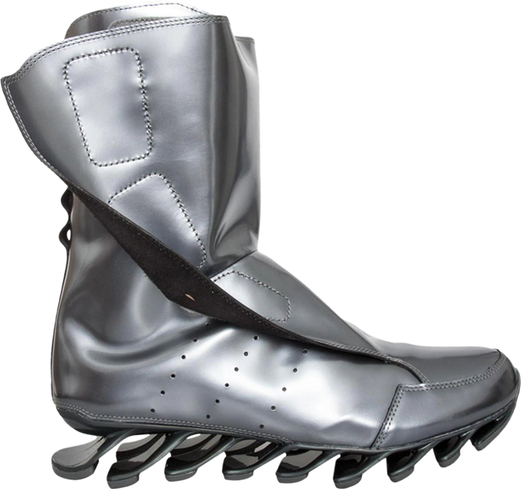 Rick Owens x Springblade High Boot 'Silver Metallic'