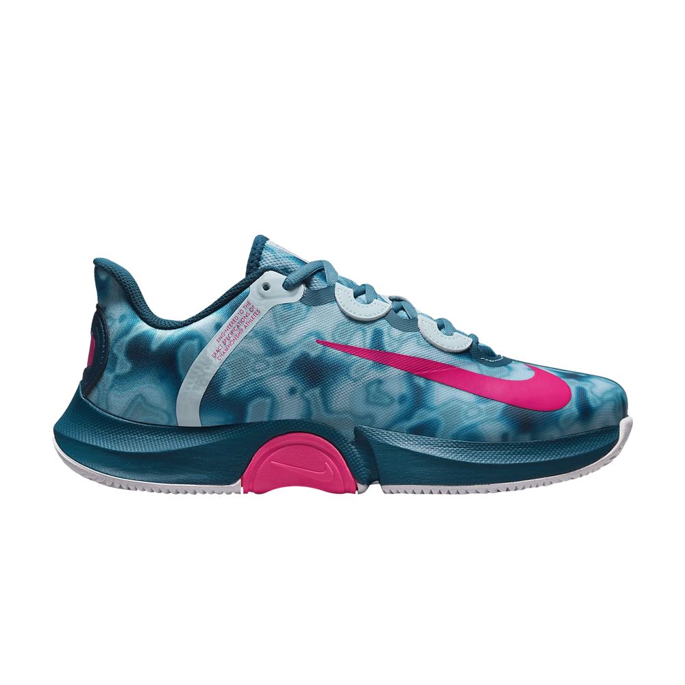 Pre-owned Nike Naomi Osaka X Wmns Court Air Zoom Gp Turbo 'glacier Blue Marble'