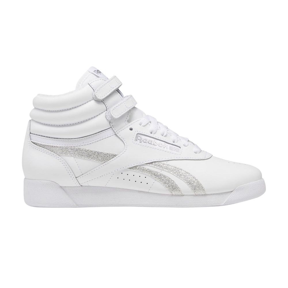 REEBOK WMNS FREESTYLE HIGH 'WHITE GLITTER'
