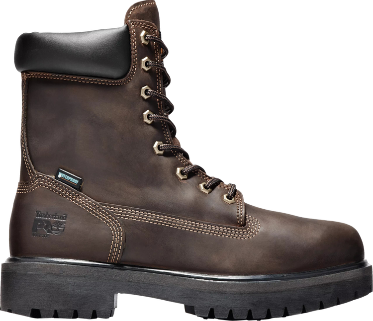 8 Inch Pro Direct Attach Waterproof Boot 'Brown Oiled'