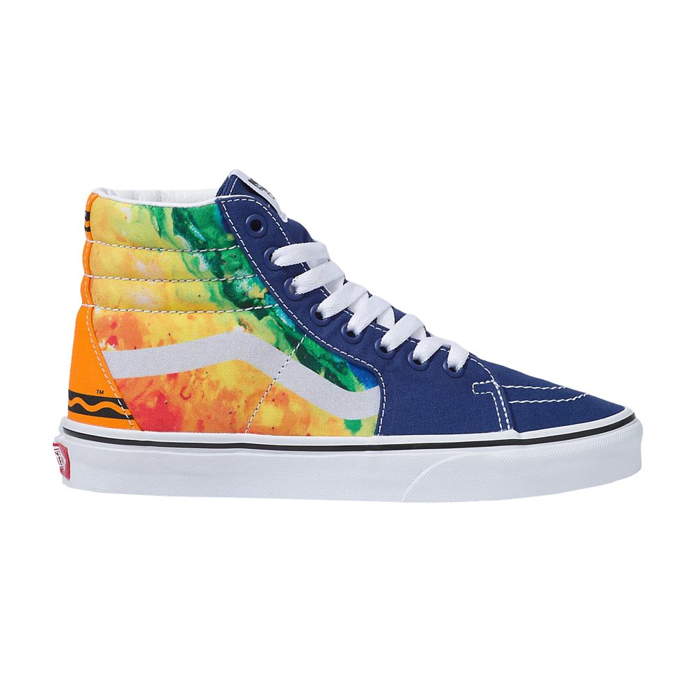 Vans Crayola x Sk8-Hi 'Mashup Melt' | Multi-Color | Men's Size 7.5
