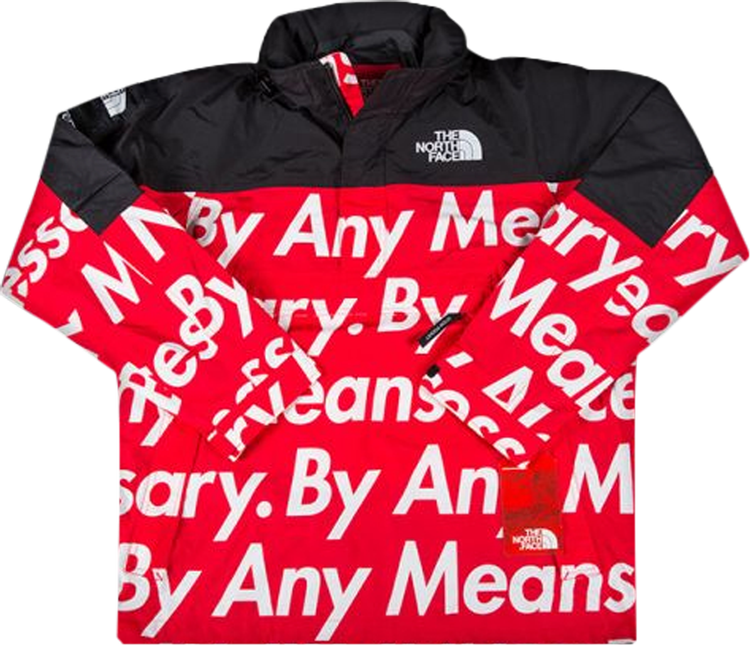 Buy Supreme x The North Face By Any Means Mountain Pullover 'Red