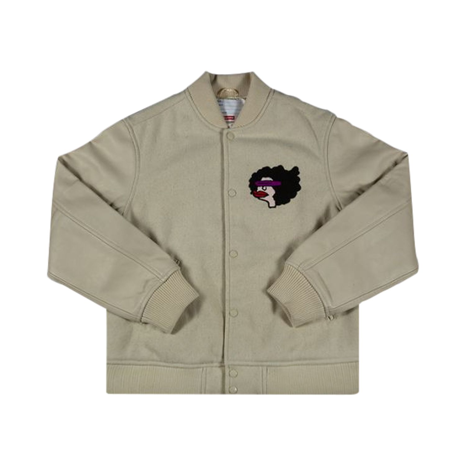 Pre-owned Supreme Gonz Ramm Varsity Jacket 'white' | Men's Size M